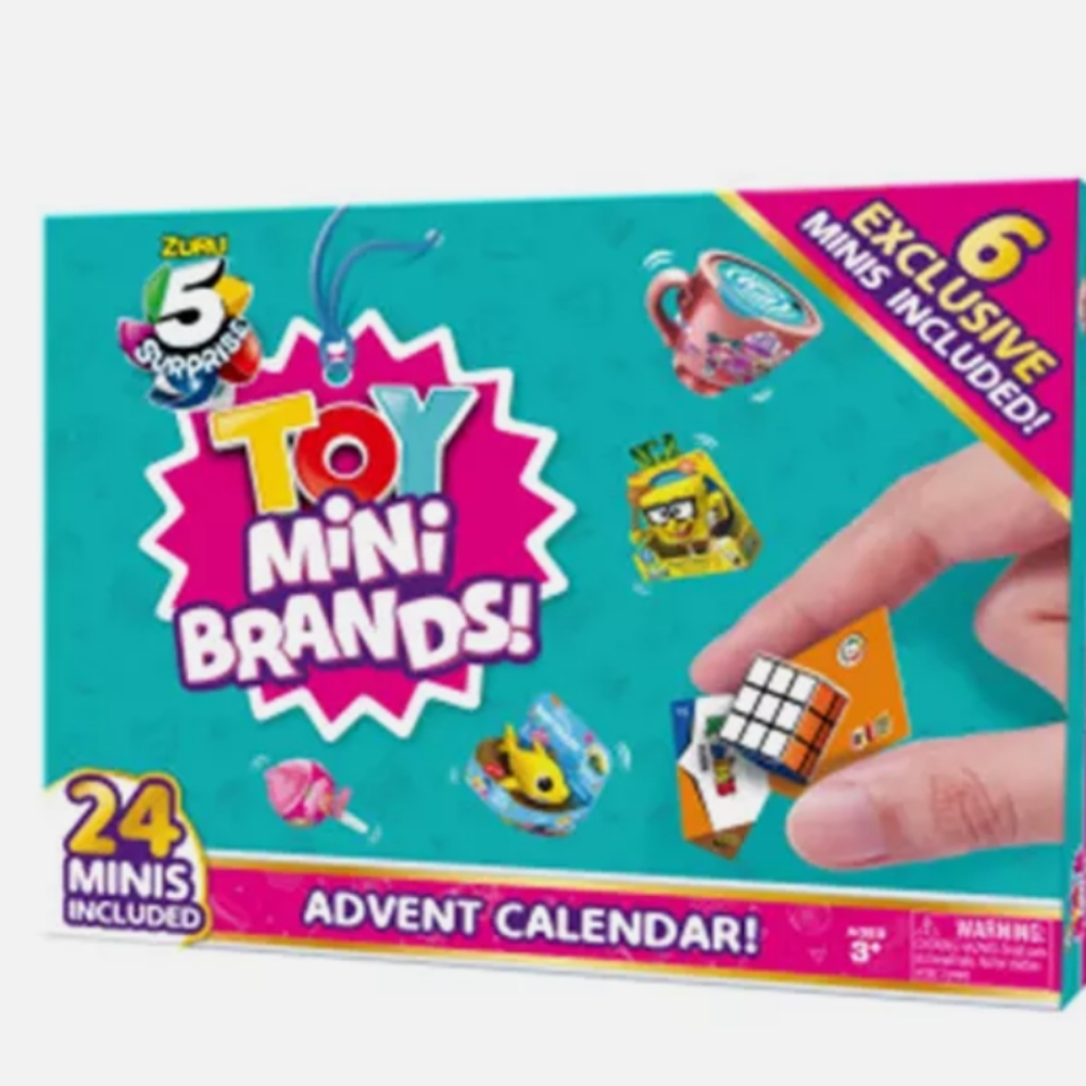 Zuru mini brand 24 piece toy advent calendar with 6 exclusives